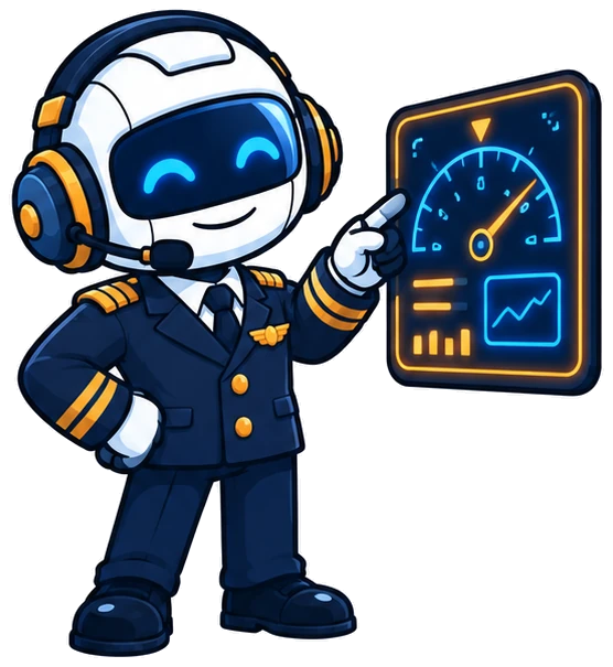 the copilot points at the gauge